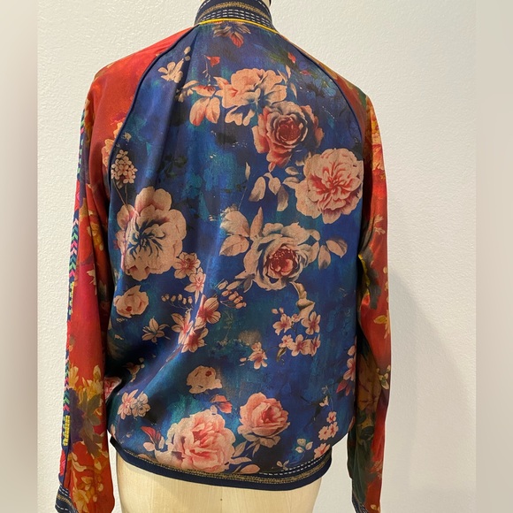 *RaRe*****Johnny Was Vintage Bomber Jacket - Reversible - Picture 6 of 7